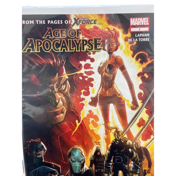 Marvel Age Of Apocalypse Comic Book #1 By Lapham & De La Torre - Picture 3 of 3